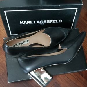 Sale! Karl Lagerfeld Leather heels